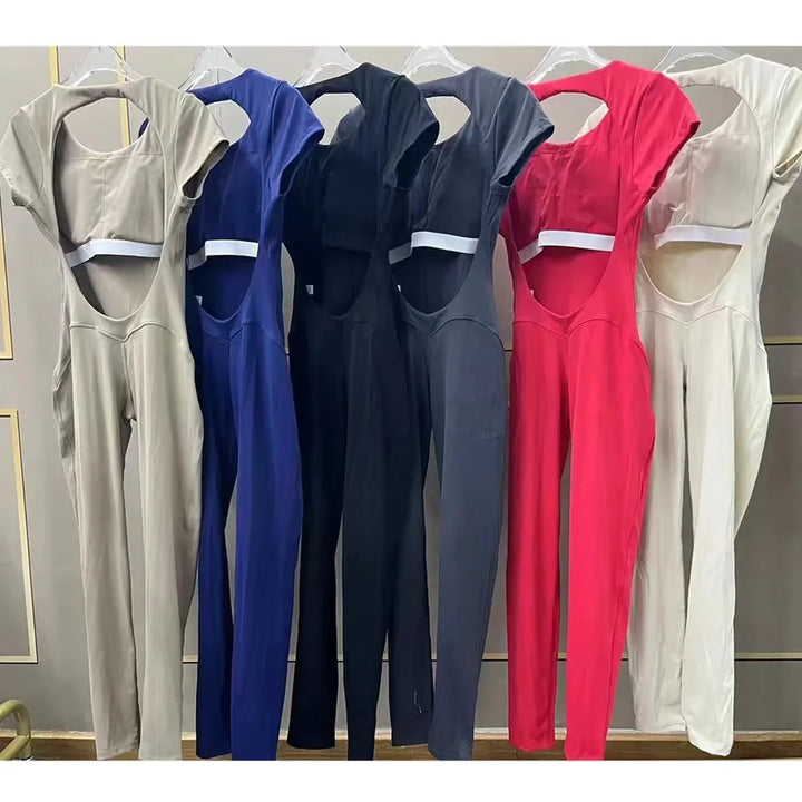 Yoga Jumpsuit met Ademend & Flexibel Design - Luna