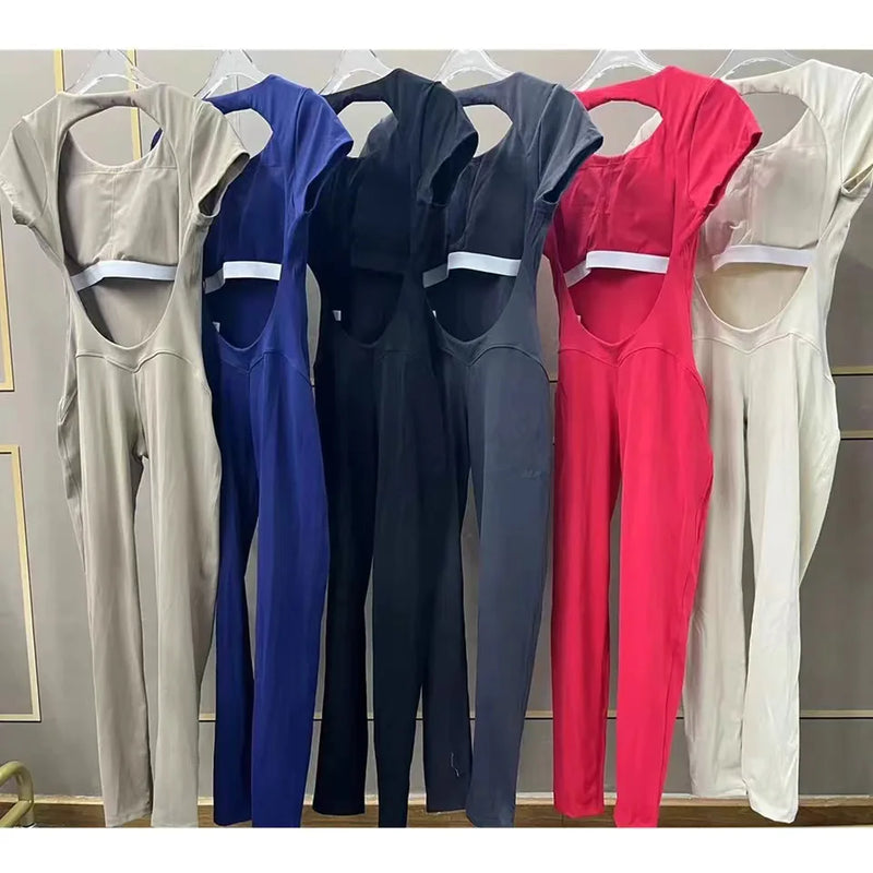 Yoga Jumpsuit met Ademend & Flexibel Design - Luna