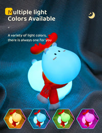 Magiczna lampka nocna LED z reniferem - GlowDeer