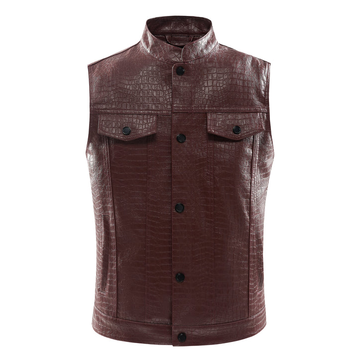 Lederen Vest voor Heren - Viper