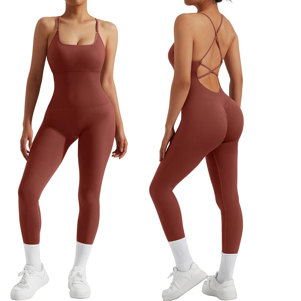 All-Season Dames Fitness Jumpsuit - Nova