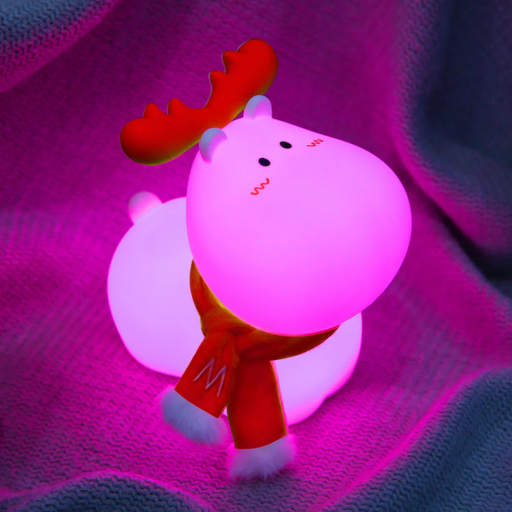 Magiczna lampka nocna LED z reniferem - GlowDeer