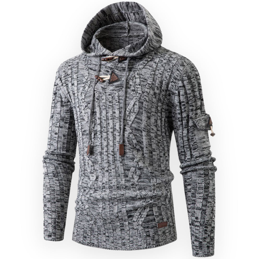 Stijlvolle Warme Fleece Hoodie voor Heren - AlpineTrail