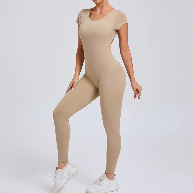 Yoga Jumpsuit met Ademend & Flexibel Design - Luna