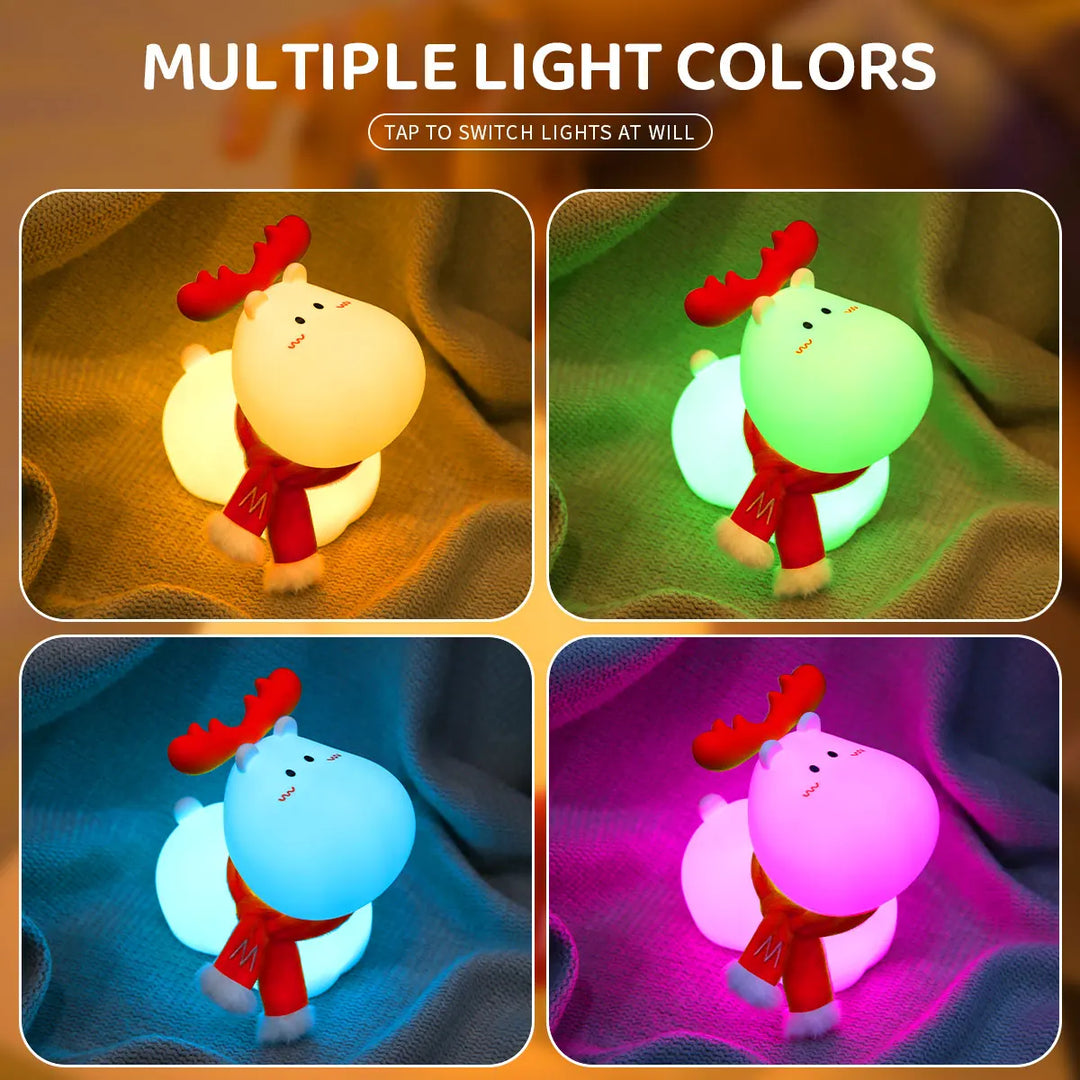 Magiczna lampka nocna LED z reniferem - GlowDeer
