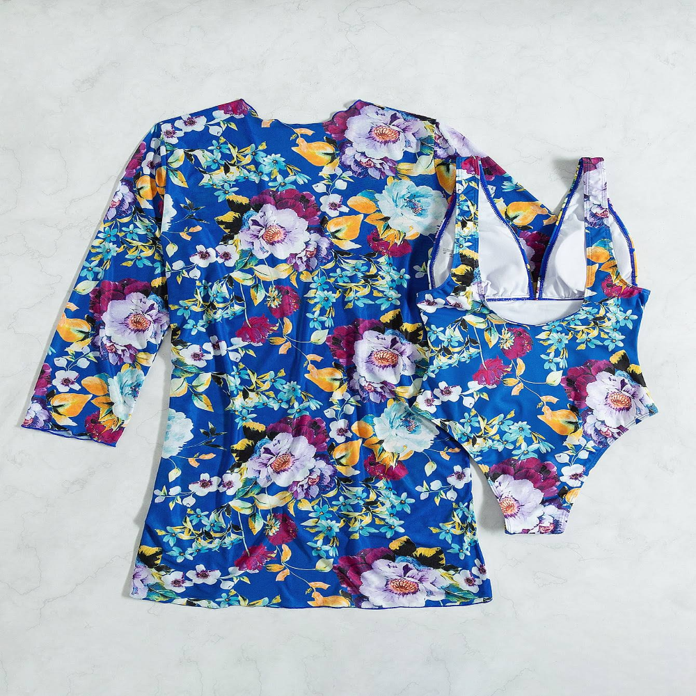 3-Delige Blauwe Bikini Set met Flatterende Pasvorm – Marisse