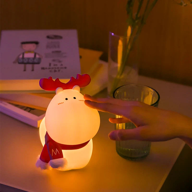 Magiczna lampka nocna LED z reniferem - GlowDeer