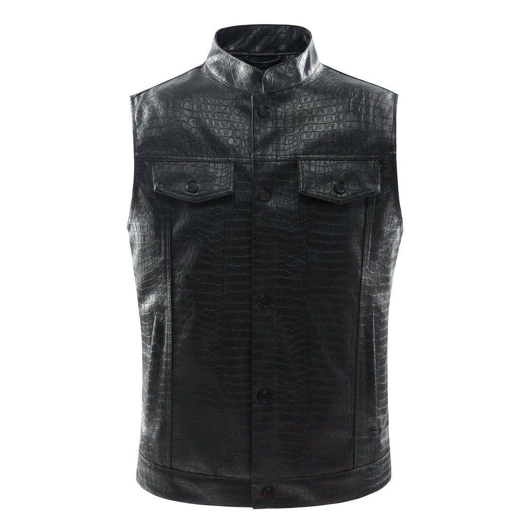 Lederen Vest voor Heren - Viper