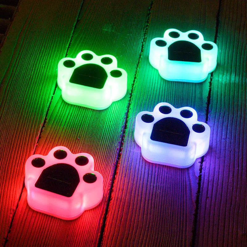 Draadloze Solar Pootafdruk Tuinverlichting - PawsGlow
