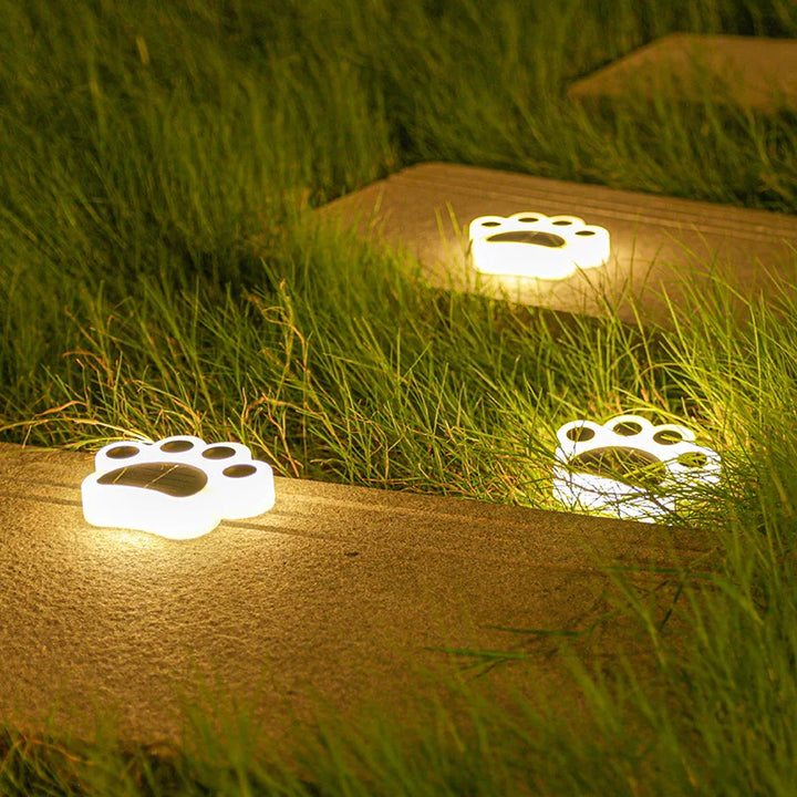 Draadloze Solar Pootafdruk Tuinverlichting - PawsGlow