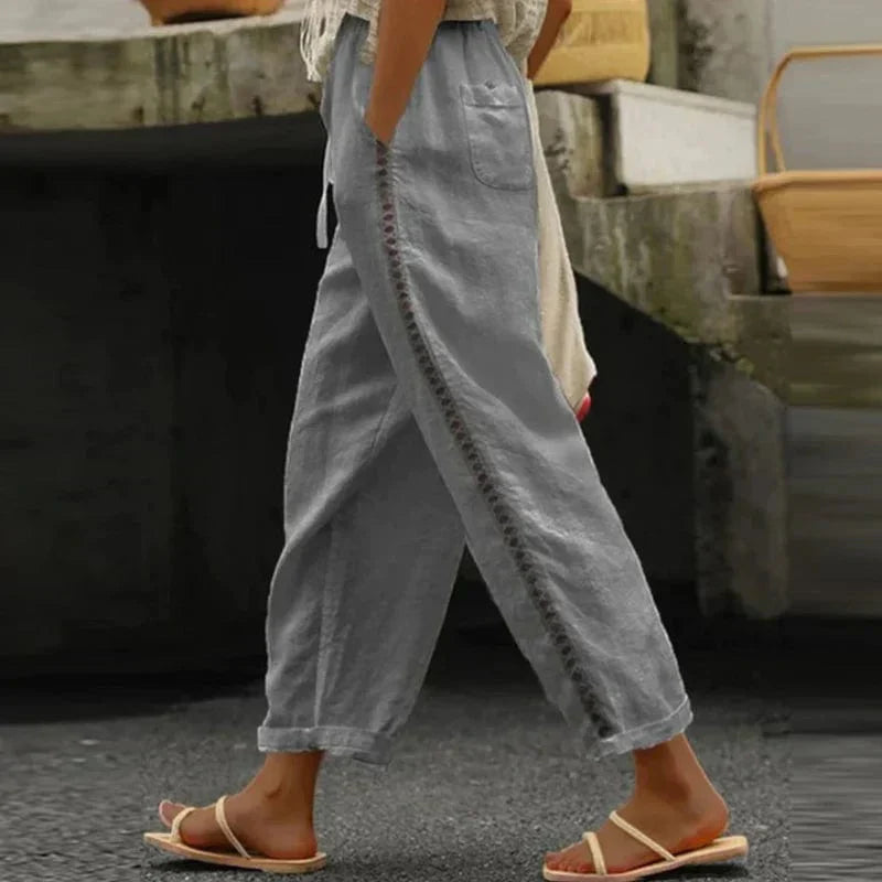 Boho Dames Zomerbroek met Print – Solea
