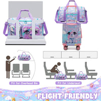 3-delige Kinder Bagageset met Handbagage Koffer