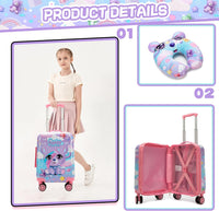 3-delige Kinder Bagageset met Handbagage Koffer