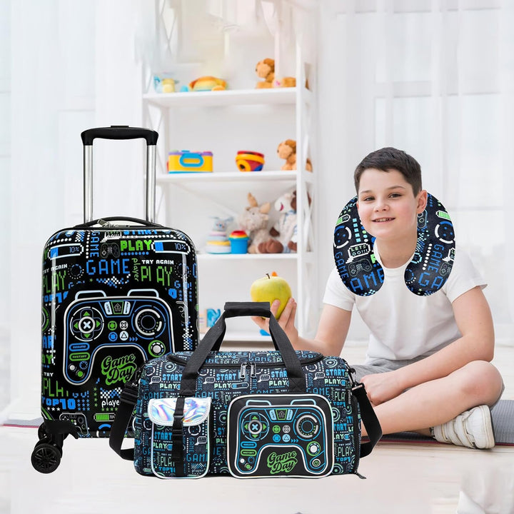 3-delige Kinder Bagageset met Handbagage Koffer