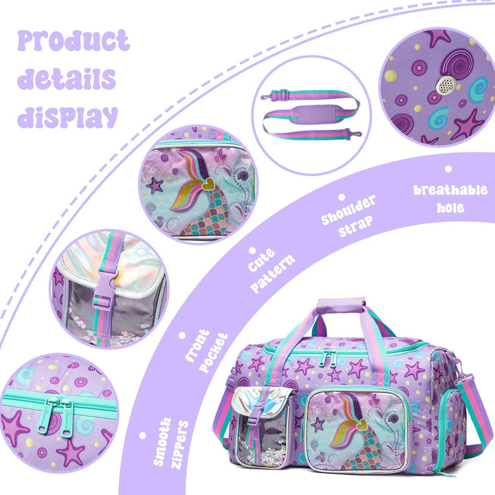 3-delige Kinder Bagageset met Handbagage Koffer