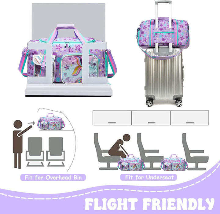 3-delige Kinder Bagageset met Handbagage Koffer