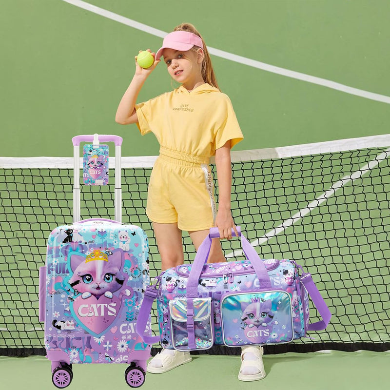 3-delige Kinder Bagageset met Handbagage Koffer