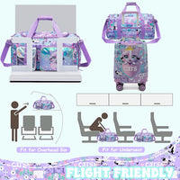 3-delige Kinder Bagageset met Handbagage Koffer