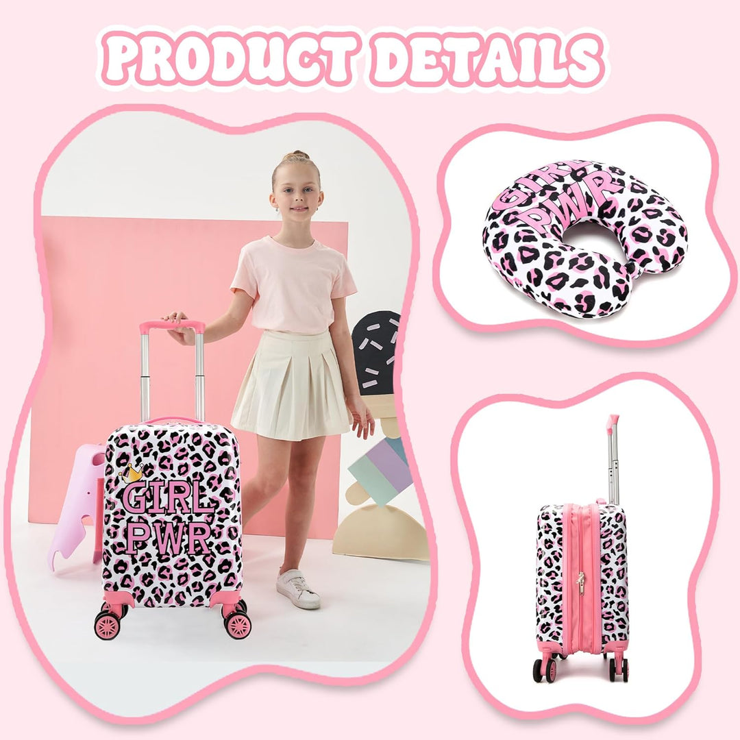 3-delige Kinder Bagageset met Handbagage Koffer