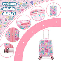 3-delige Kinder Bagageset met Handbagage Koffer
