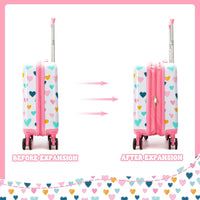 3-delige Kinder Bagageset met Handbagage Koffer