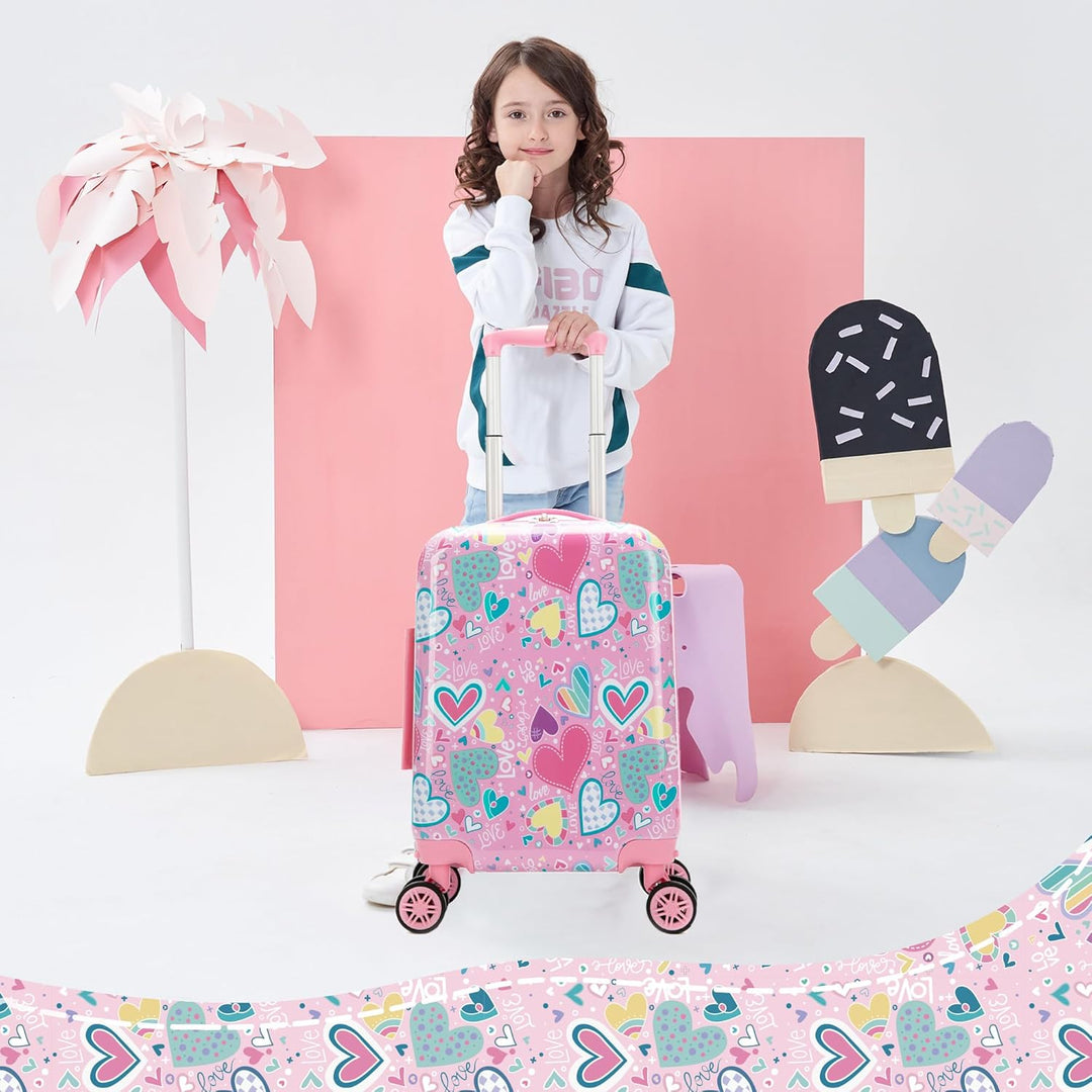 3-delige Kinder Bagageset met Handbagage Koffer
