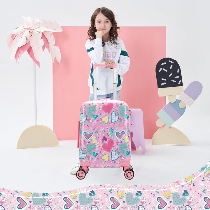 3-delige Kinder Bagageset met Handbagage Koffer