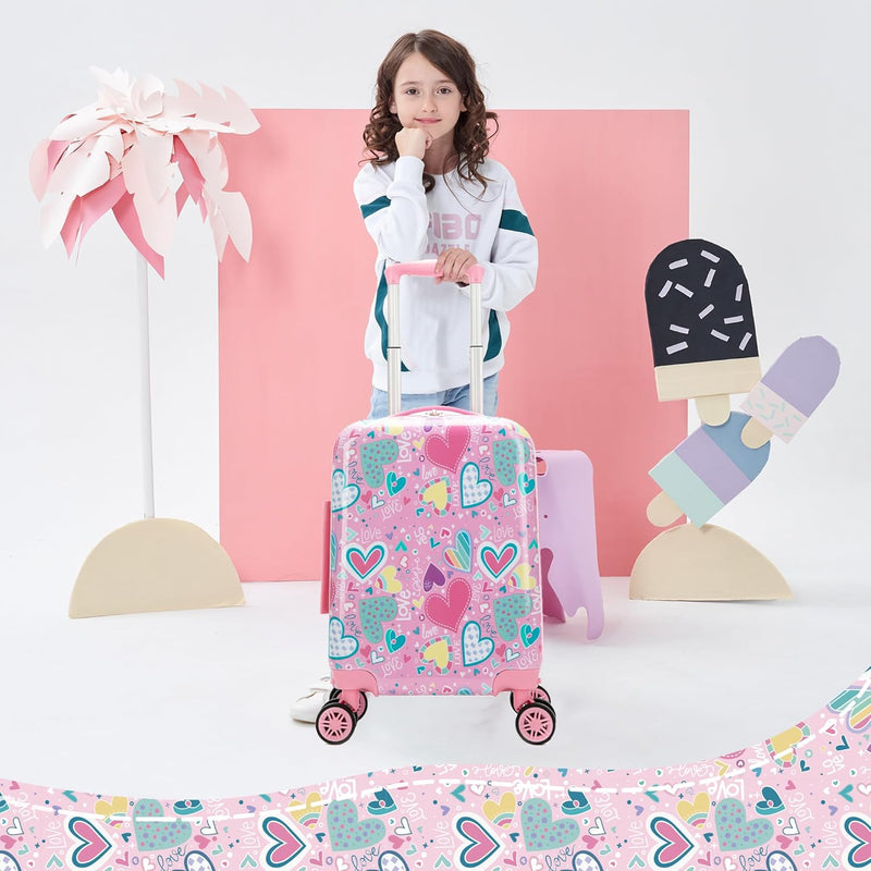 3-delige Kinder Bagageset met Handbagage Koffer
