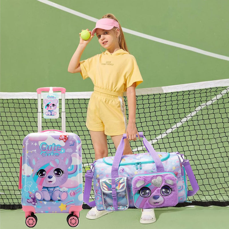 3-delige Kinder Bagageset met Handbagage Koffer