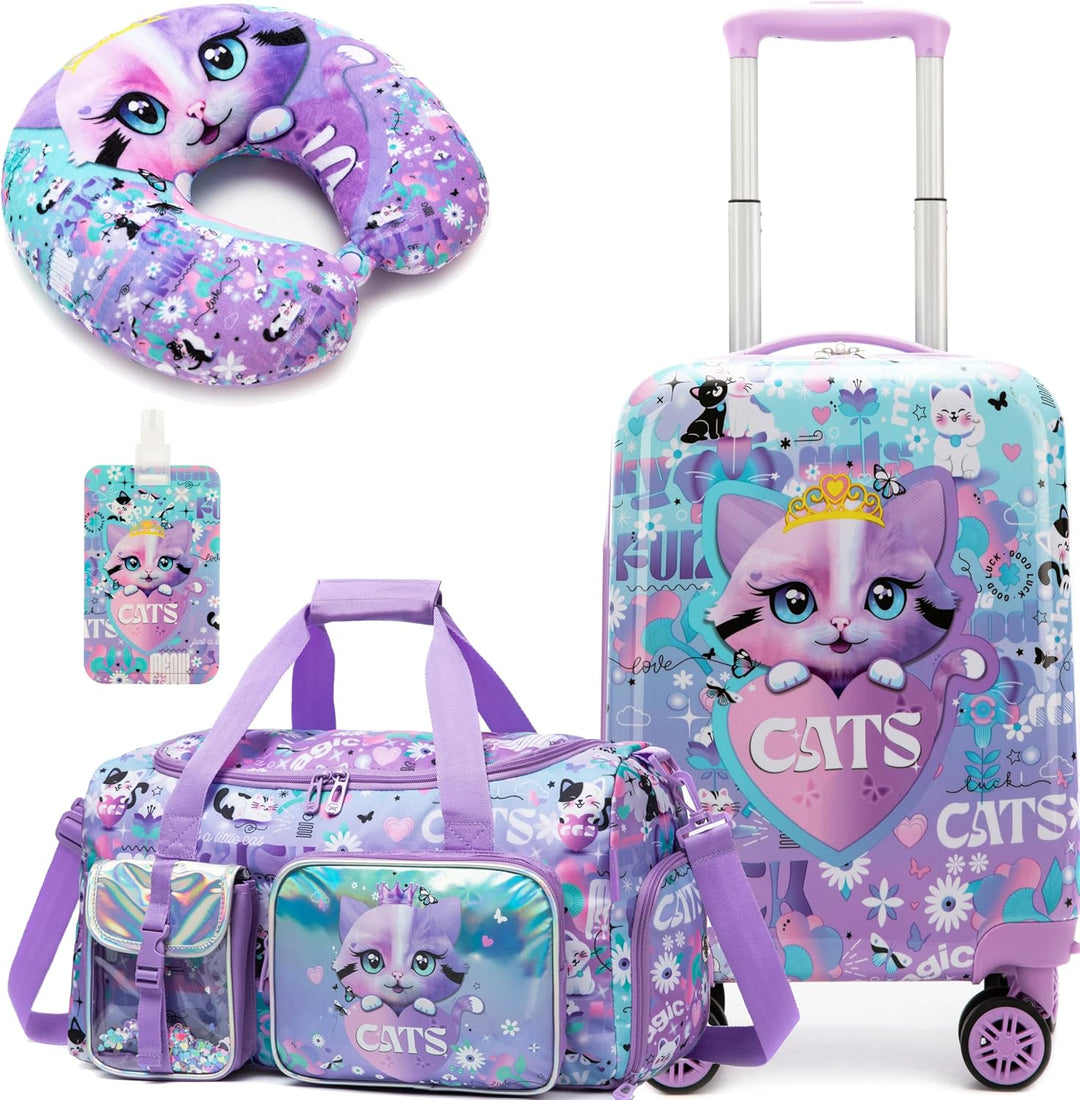 3-delige Kinder Bagageset met Handbagage Koffer