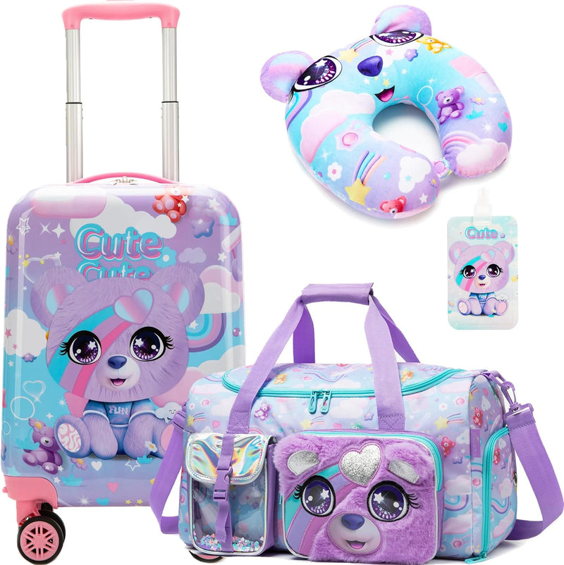 3-delige Kinder Bagageset met Handbagage Koffer
