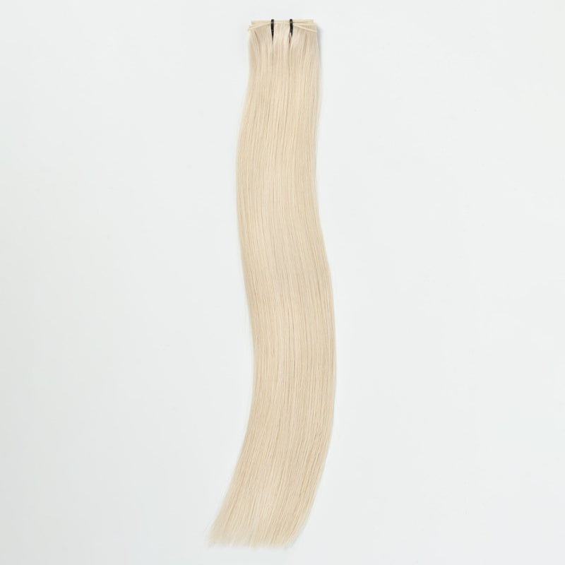 Naadloze Hairextensionstrook – SilkLine (Light Ash Blonde 60B)