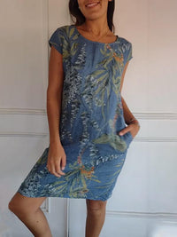 Comfortabele jurk met ronde hals – Valentina