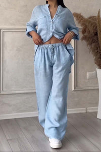 Tweedelige Linnen Dames Zomerset – Alina