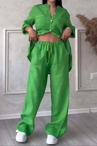 Tweedelige Linnen Dames Zomerset – Alina