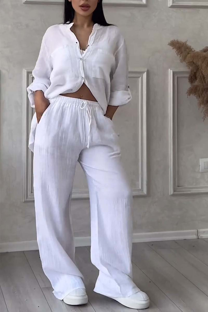 Tweedelige Linnen Dames Zomerset – Alina