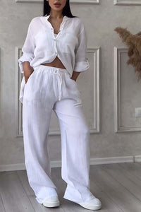 Tweedelige Linnen Dames Zomerset – Alina
