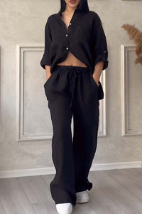 Tweedelige Linnen Dames Zomerset – Alina