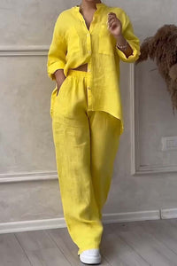 Tweedelige Linnen Dames Zomerset – Alina