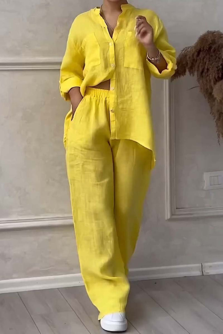 Tweedelige Linnen Dames Zomerset – Alina