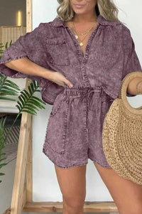 Trendy Dames Zomerset met Korte Mouwen – Isabelle