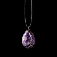 Amethist Druppelketting - Seraphina