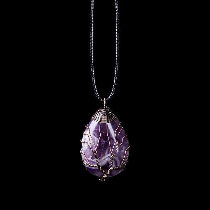 Amethist Druppelketting - Seraphina