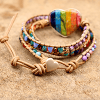 Chakra Hart Wikkelarmband - Liora