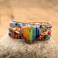 Chakra Hart Wikkelarmband - Liora