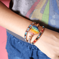 Chakra Hart Wikkelarmband - Liora