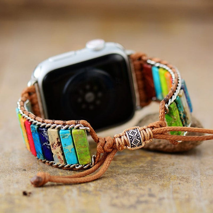 Chakra Apple Watch Wikkelbandje - Elirion