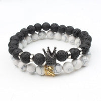 King & Queen Partnerarmband Set - Calix