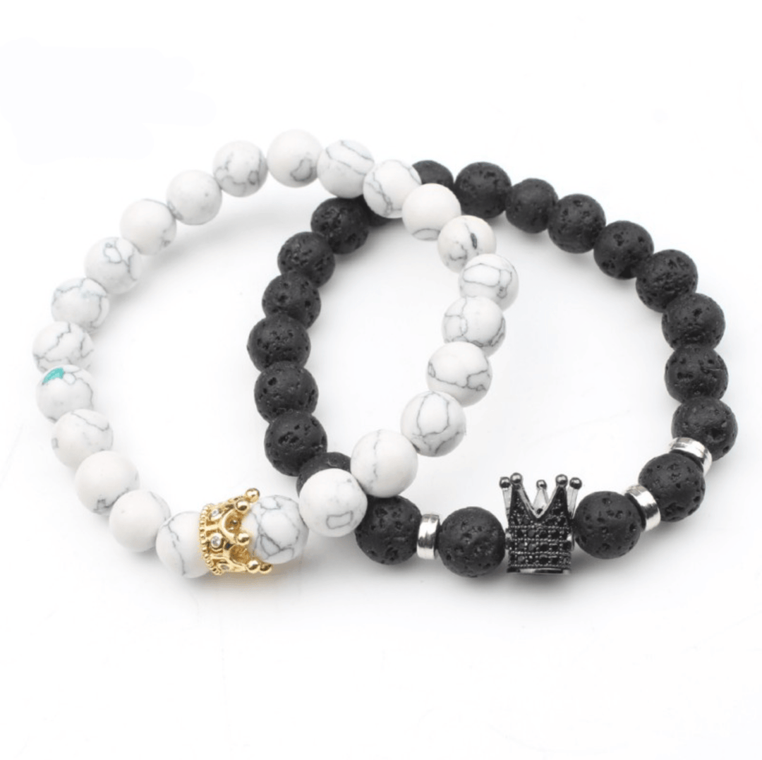 King & Queen Partnerarmband Set - Calix