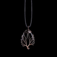 Zwarte Obsidiaan Druppelketting - Eryna